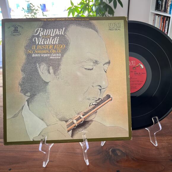 Rampal Plays Vivaldi Il Pastor Fido Six Sonatas Op. 13 LP 1976 RCA FRL1-5467 - Picture 1 of 8